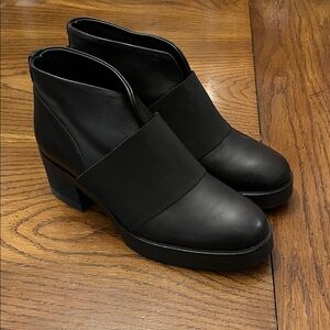 COS Black Leather Ankle Boots,‎ size 38